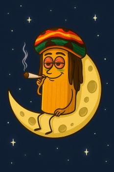 Rasta Guy Moon